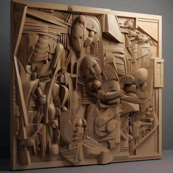 نموذج ثلاثي الأبعاد لآلة CNC 3D Art 